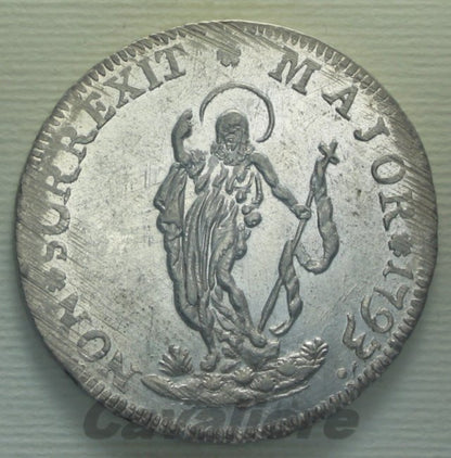 5870 - Genova 4 Lire Ag 1793 -R-